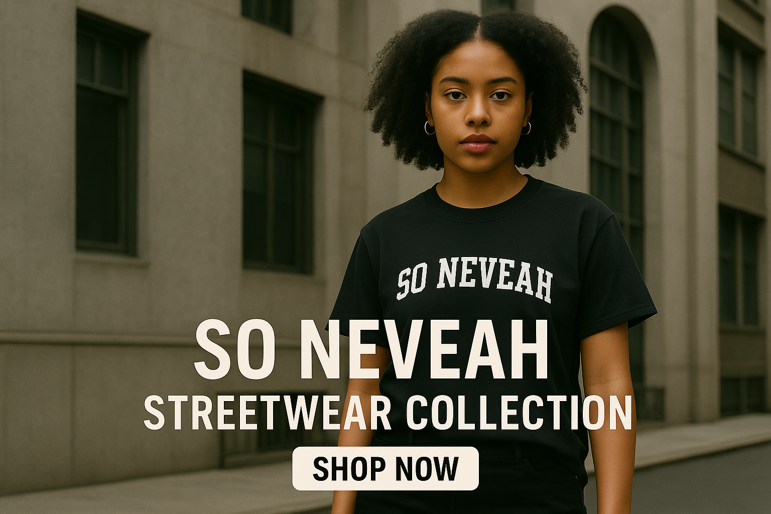 So Neveah Banner - Bottom Centered Text